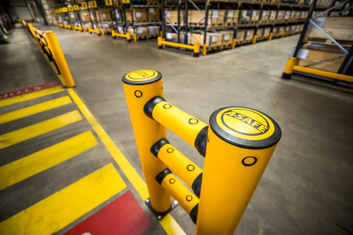A-SAFE bollard and barrier protection around structural assets