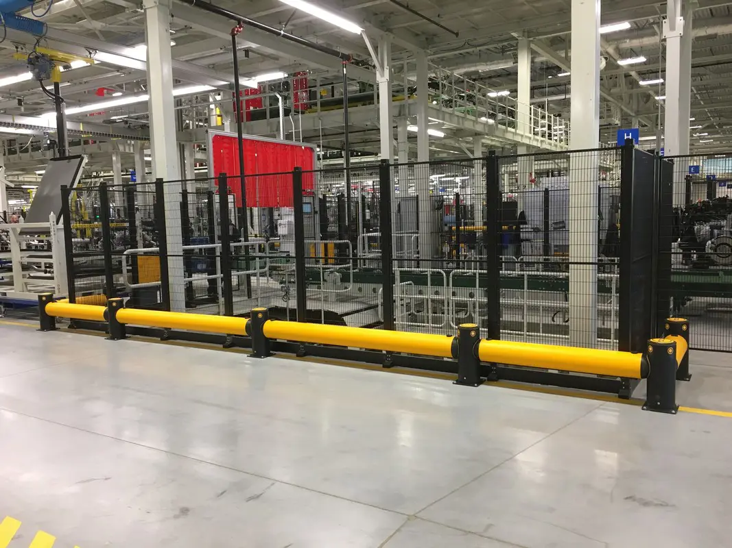 A-SAFE pedestrian access protection inside an automotive production facility