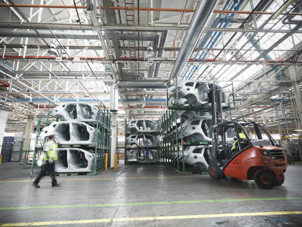 Automotive production environment.