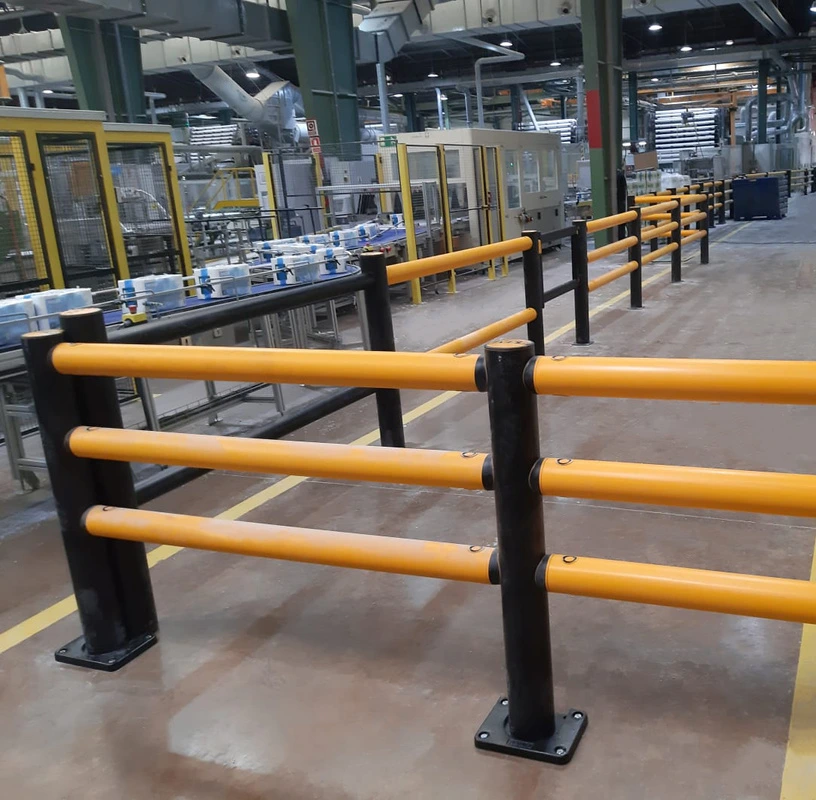 A-SAFE barrier protecting production equipment