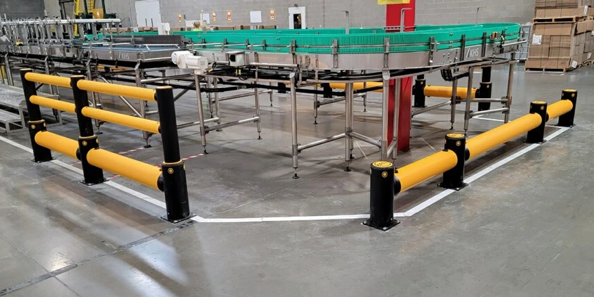 A-SAFE pedestrian protection in an industrial environment